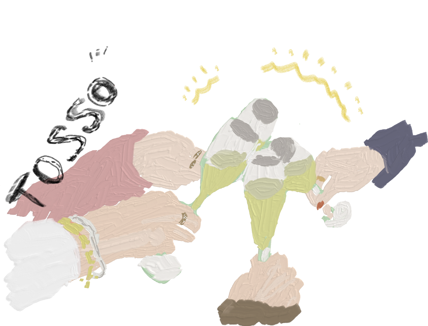 乾杯イラスト