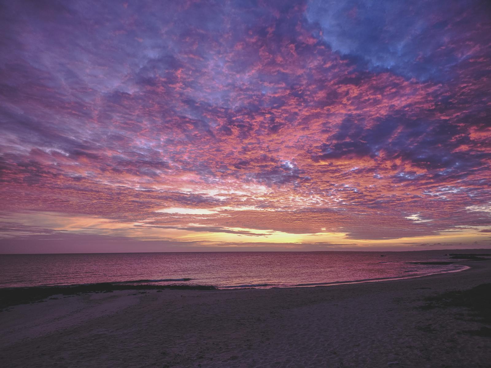 夕方の海