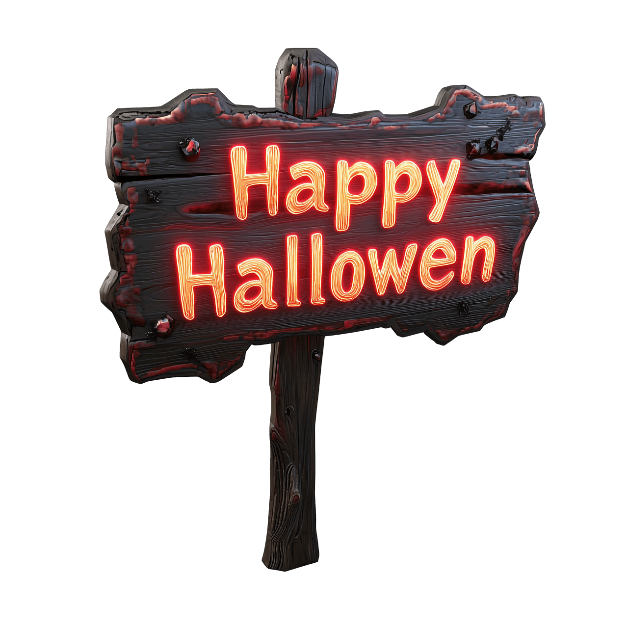 ハロウィーンの看板