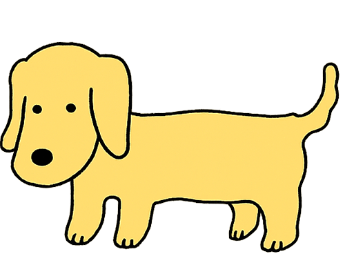 かわいい犬のイラスト