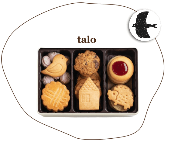 talo クッキー缶