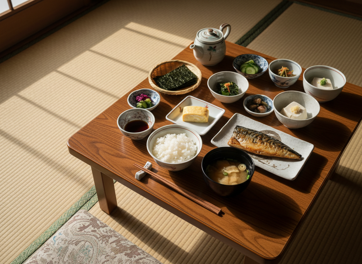 朝食